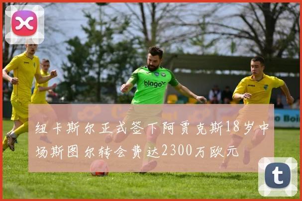 纽卡斯尔正式签下阿贾克斯18岁中场斯图尔转会费达2300万欧元